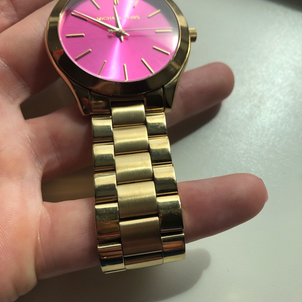 Gold and pink watch. Gently worn.